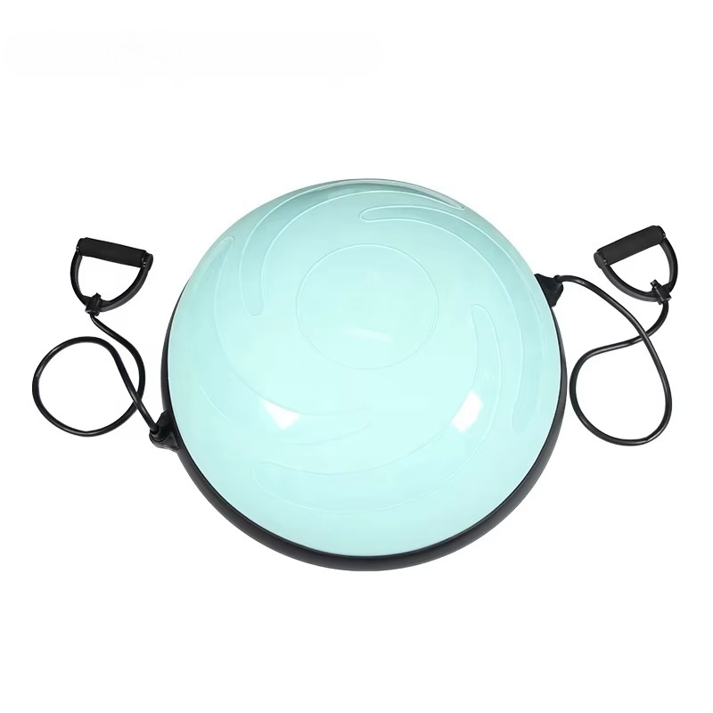Logo PVC Balance Ball with Res - Pilates Yoga Ball Workout ulasan dan harga