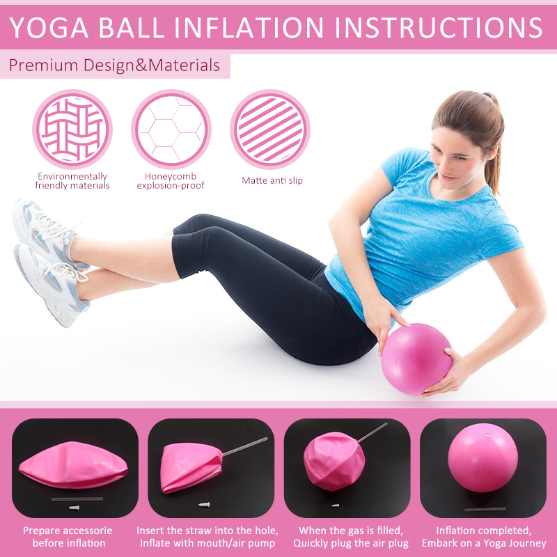 Pilates Ball Resistance Bands  - Pilates Yoga Ball Workout ulasan dan harga