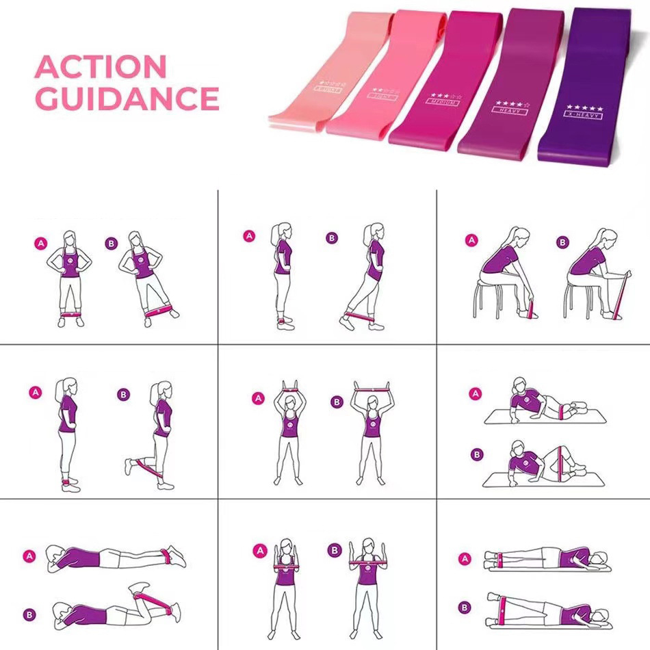 Pilates Ball Resistance Bands  - Pilates Yoga Ball Workout ulasan dan harga
