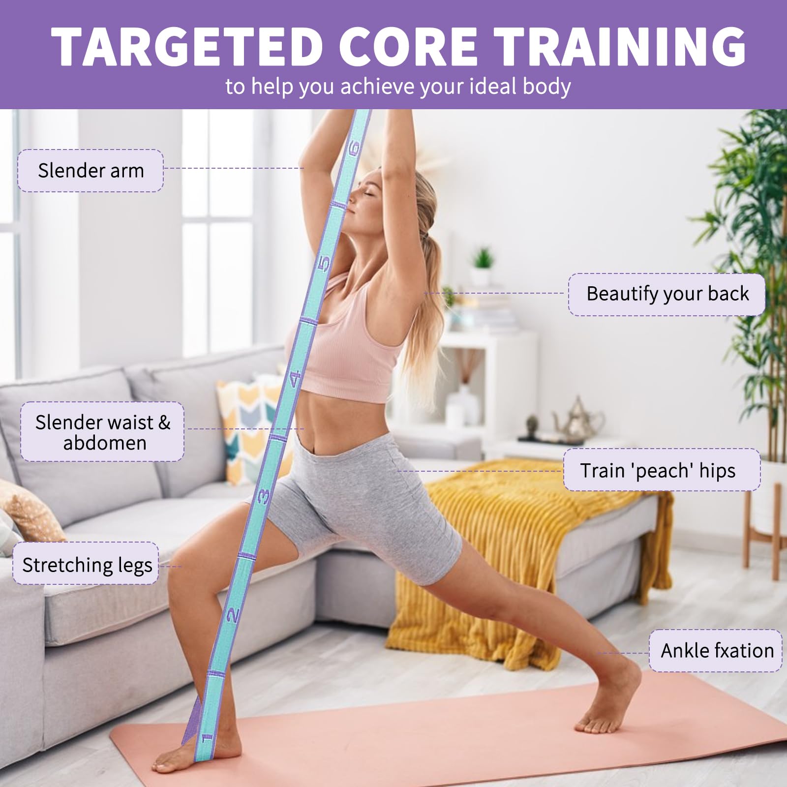 Slimming Resistance Band Yoga  - Pilates Yoga Hot ulasan dan harga