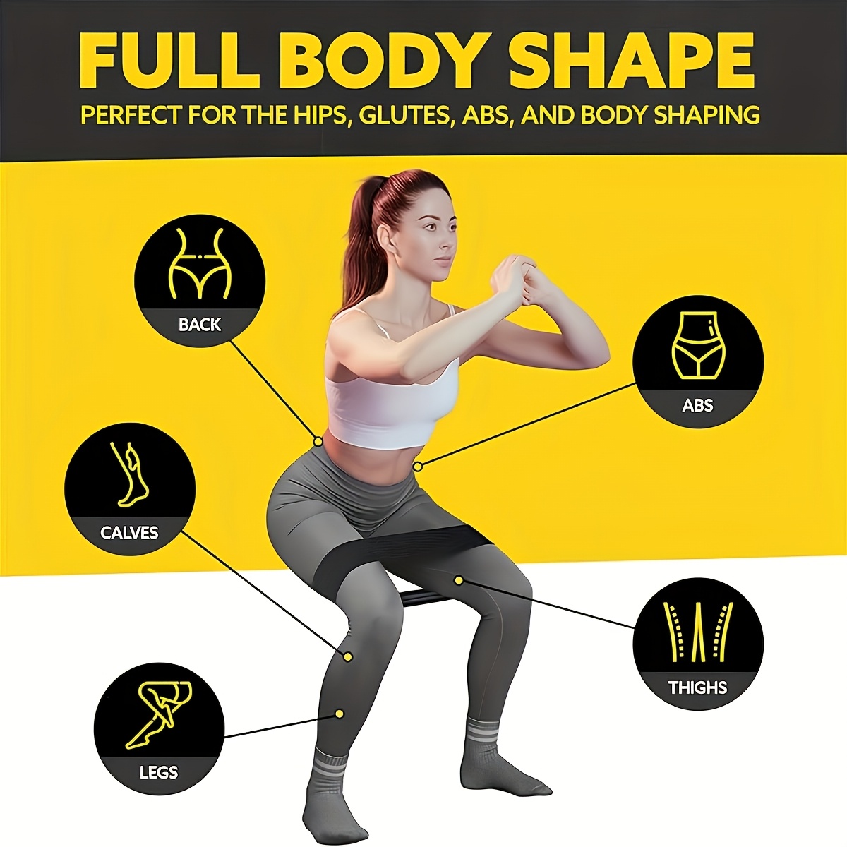 3PCS Resistance Bands Set, Ela - Pilates Yoga Kit ulasan dan harga