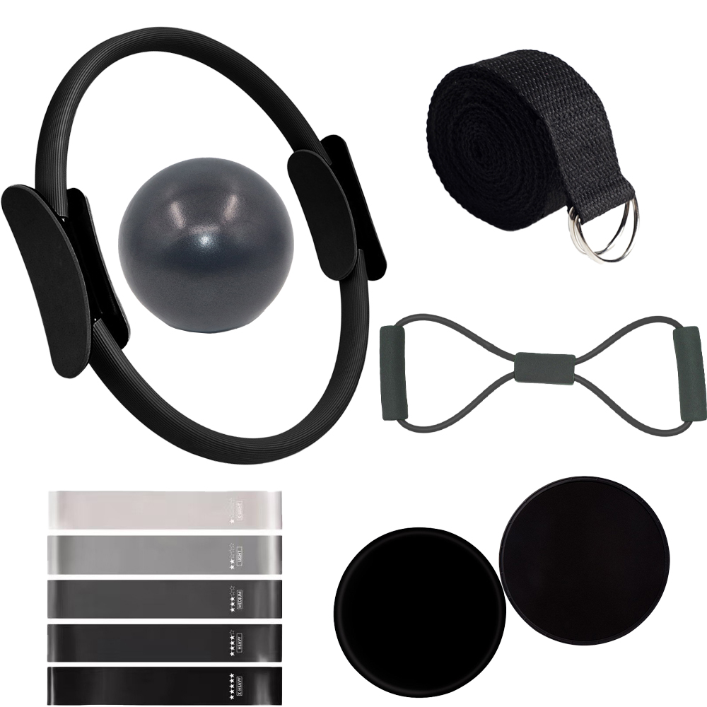 11Pcs Equipment Set Pilates Wo - Pilates Yoga Ball Workout ulasan dan harga