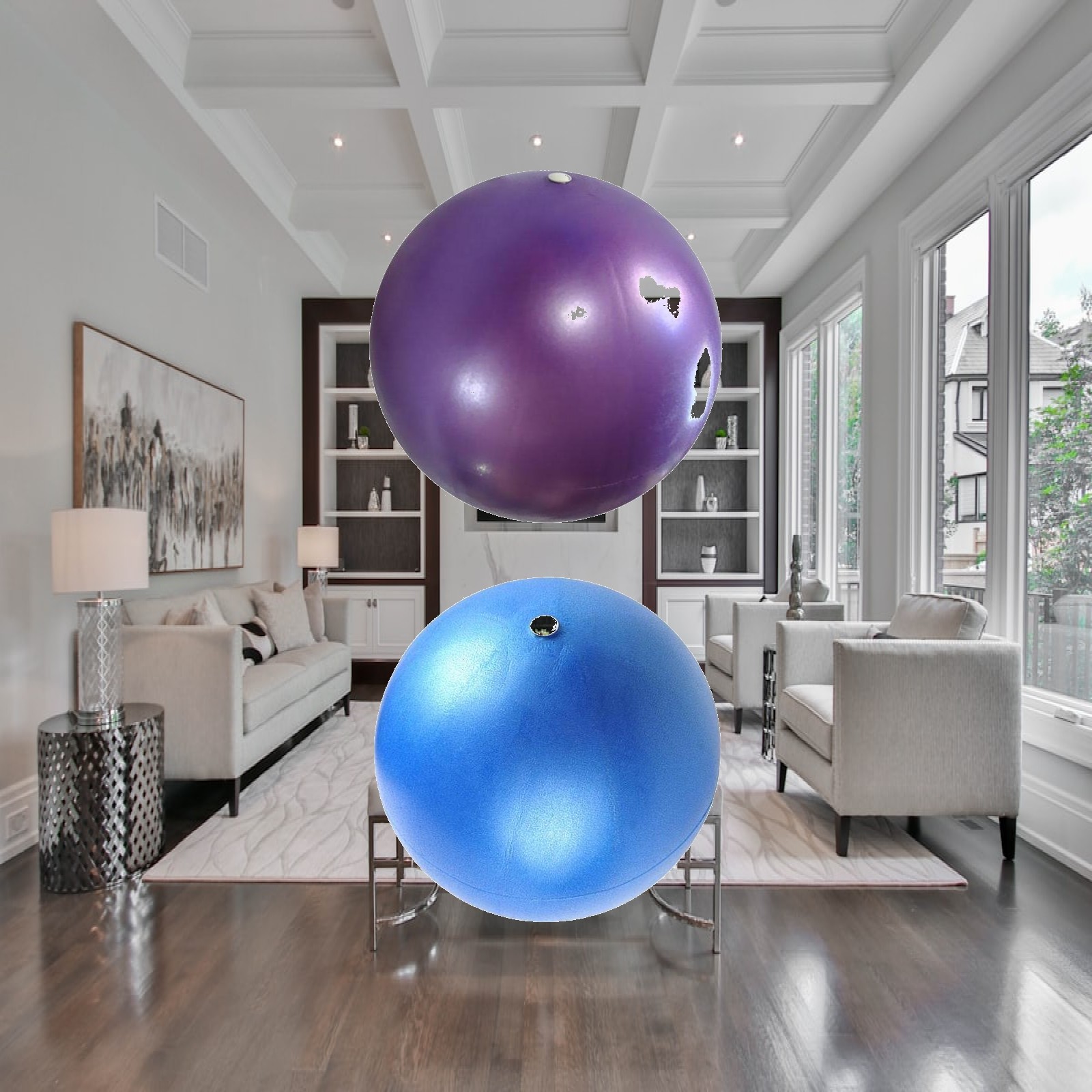 Fitness Yoga Ball 25cm Mini Pi - Pilates Yoga Or Gym ulasan dan harga