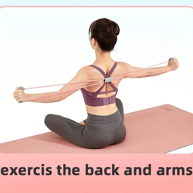 Tension Strap Fitness Stretch  - Pilates Yoga Core ulasan dan harga