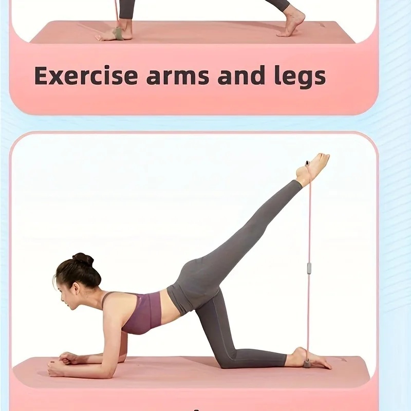 Tension Strap Fitness Stretch  - Pilates Yoga Core ulasan dan harga