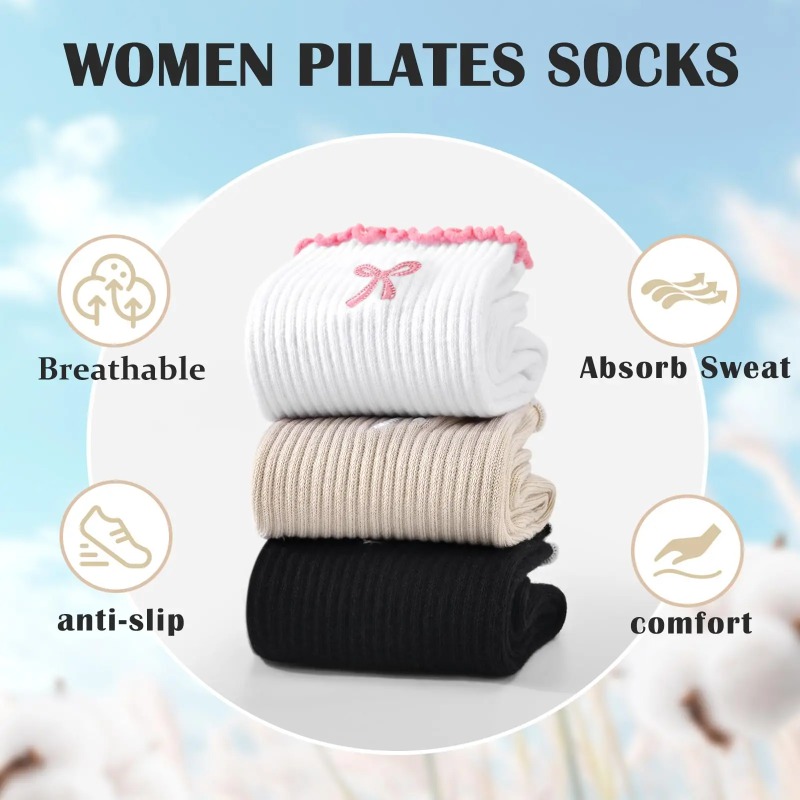 Professional Yoga Socks, Cotto - Pilates & Yoga En Talavera Raquel Díaz ulasan dan harga