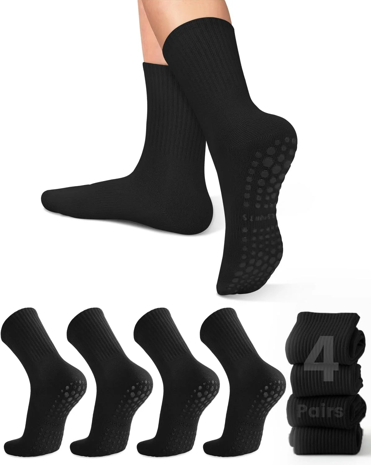 4 pairs of women's yoga socks, - Pilates & Yoga En Talavera Raquel Díaz ulasan dan harga