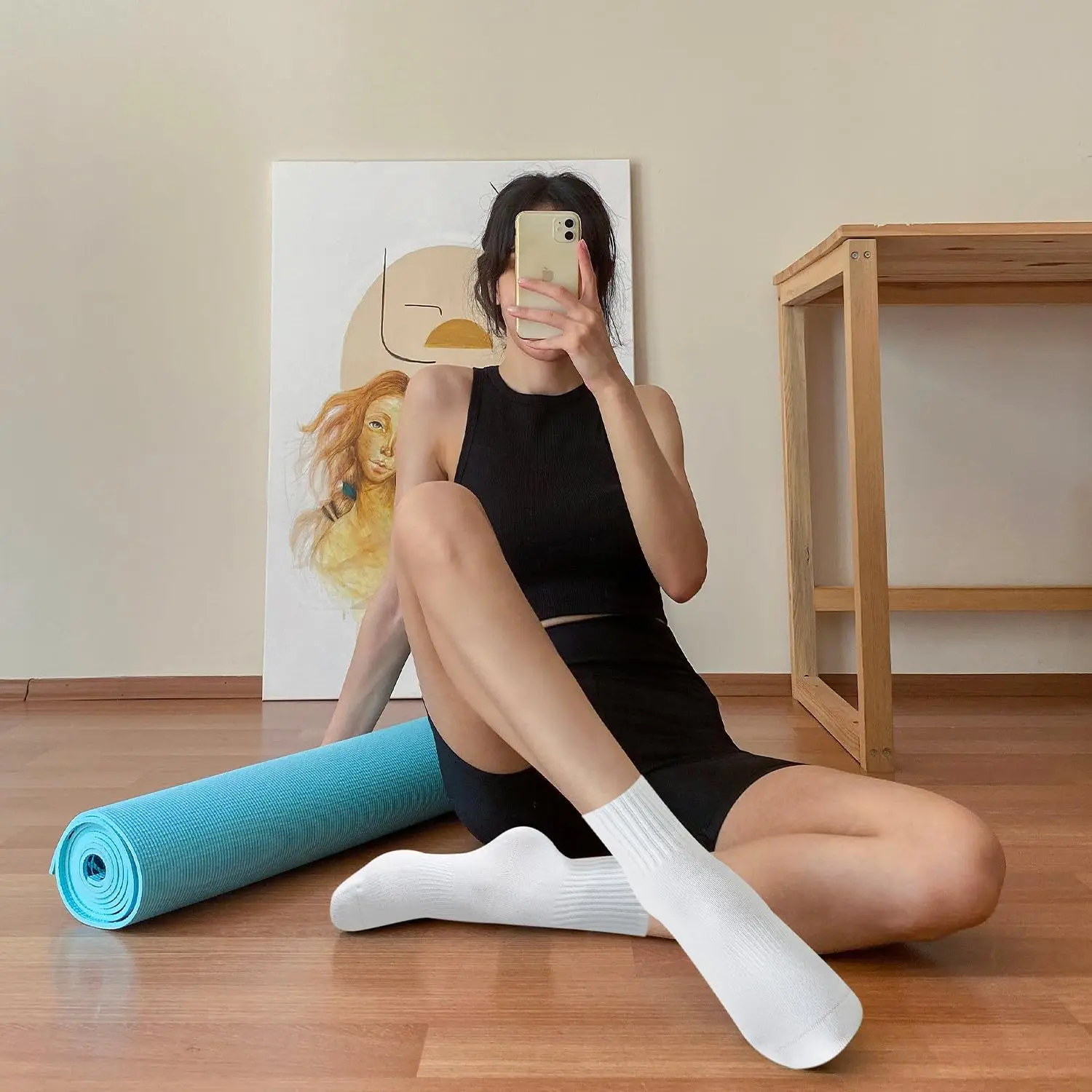 4 pairs of women's yoga socks, - Pilates & Yoga En Talavera Raquel Díaz ulasan dan harga