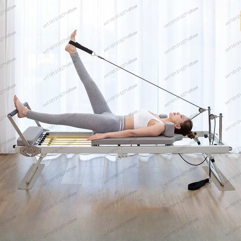Large Folding Pilates Reformer - Pilates Yoga Weight Loss ulasan dan harga