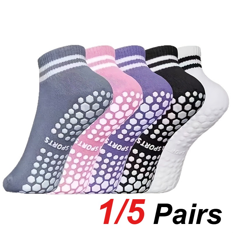 1/5 Pair Women's Silicone Anti - Pilates & Yoga En Talavera Raquel Díaz ulasan dan harga