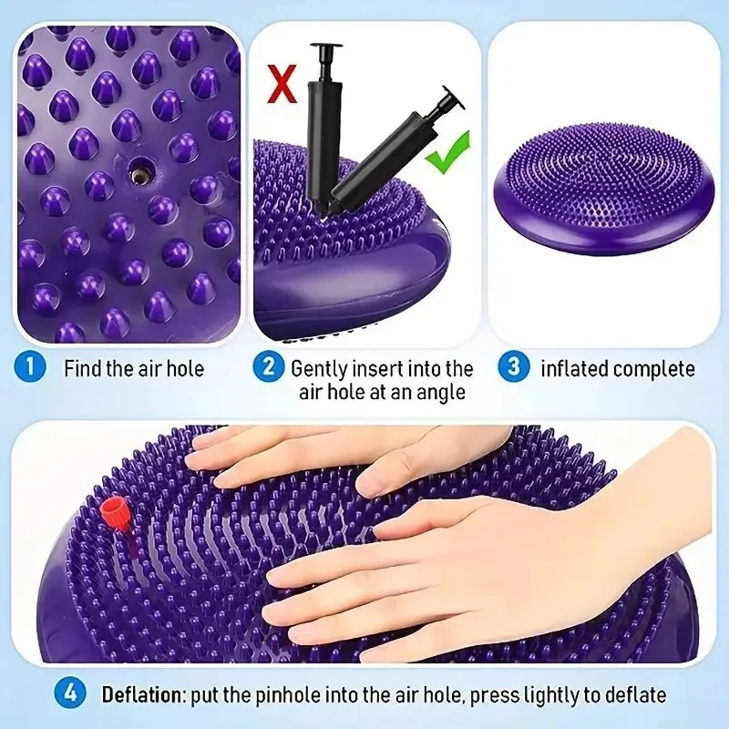 Inflatable Balance Pad Yoga Ma - Exercise Disc Inflatable ulasan dan harga
