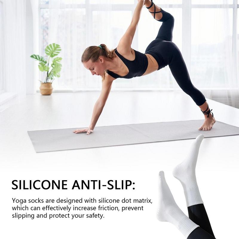 Grippy Socks Pilates Anti-Slip - Pilates Yoga Hot ulasan dan harga