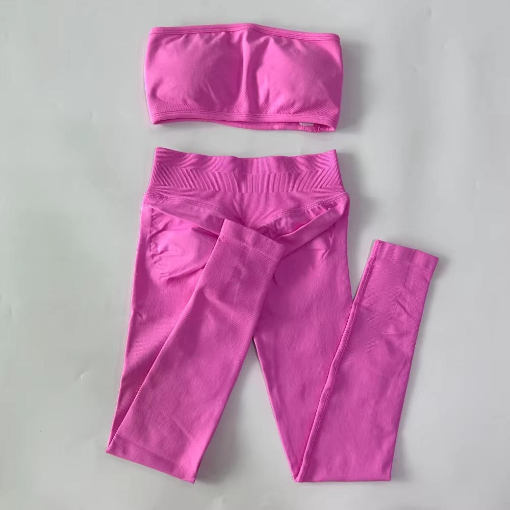 2 Piece Strapless Women's Band - Pilates In Yoga Pants ulasan dan harga