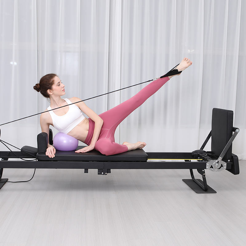 Large Folding Pilates Reformer - Pilates Yoga Weight Loss ulasan dan harga