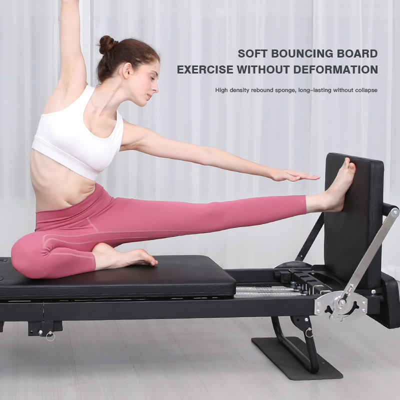Large Folding Pilates Reformer - Pilates Yoga Weight Loss ulasan dan harga