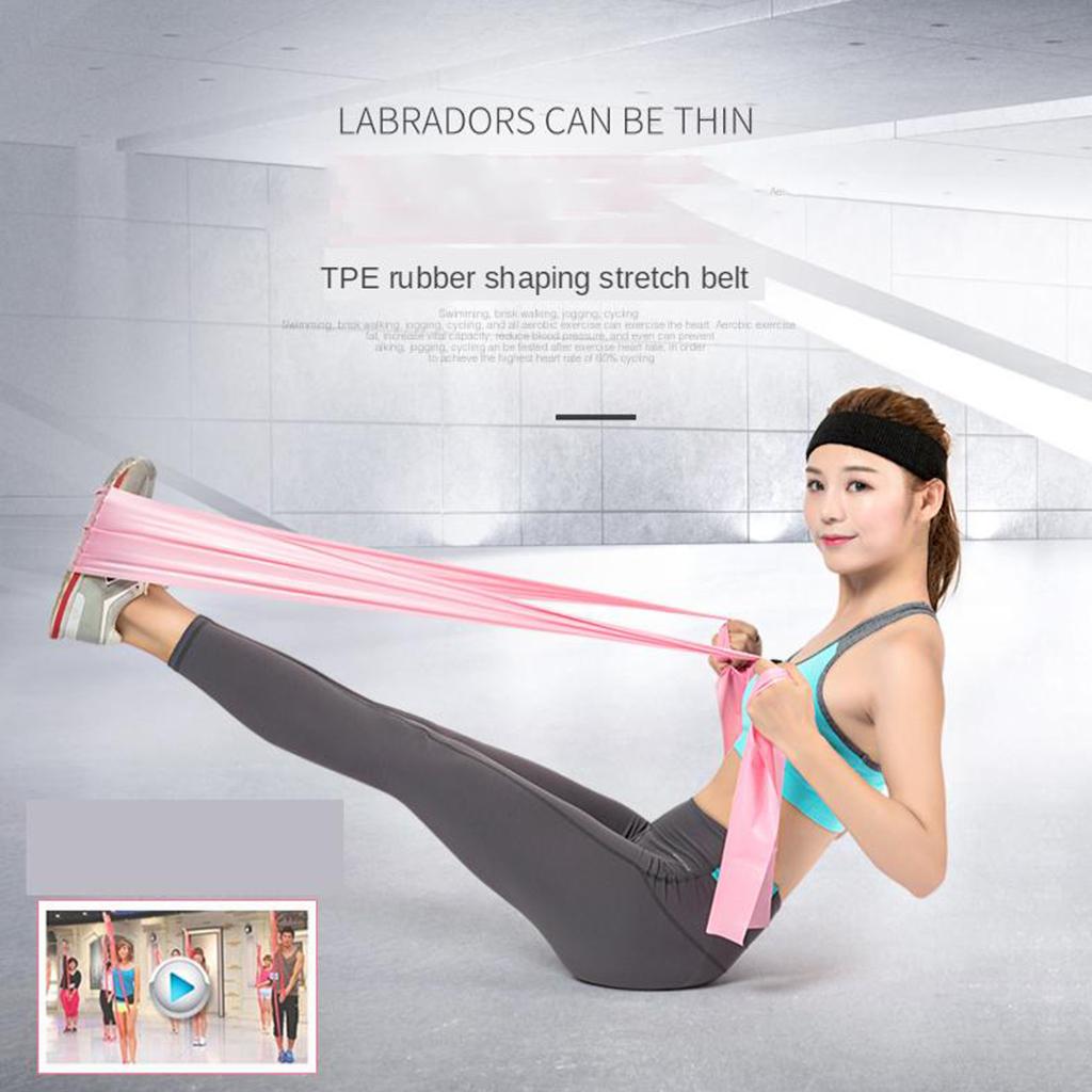 Long Stretch Exercise Bands TP - Pilates Yoga Core ulasan dan harga