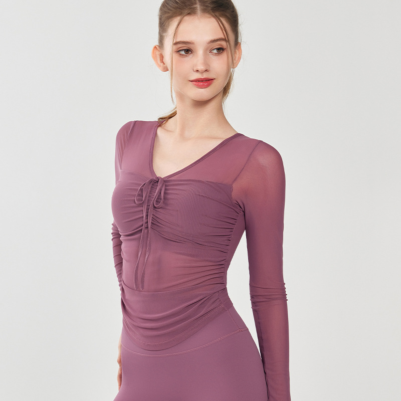 Sexy mesh high-end yoga suit l - Pilates Yoga One ulasan dan harga