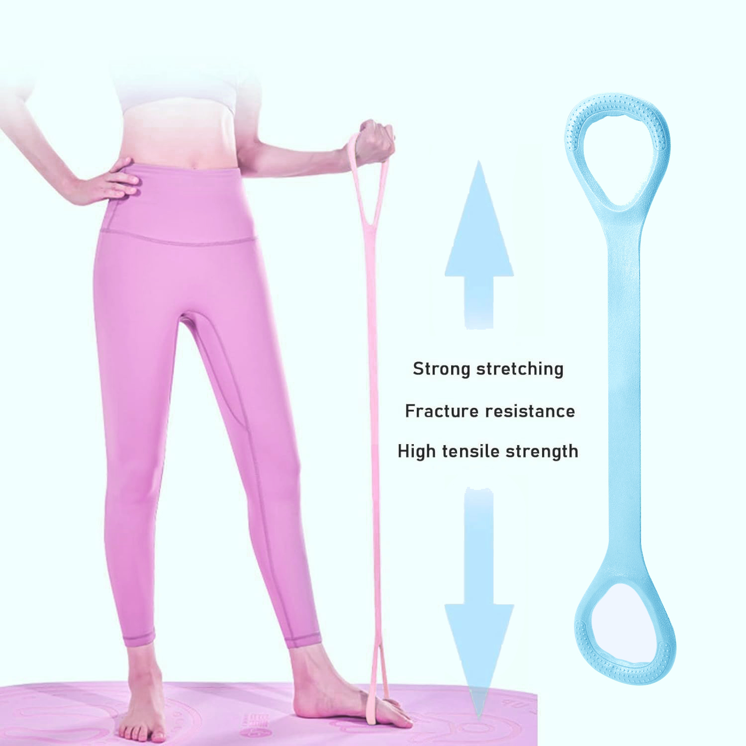 8 Fitness Resistance Band for  - Pilates Yoga Core ulasan dan harga
