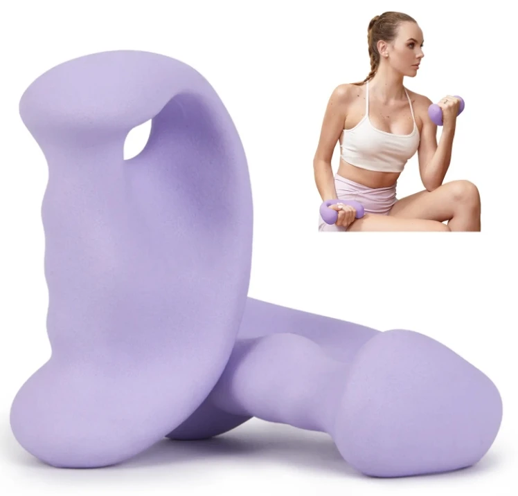 Ergonomic Neoprene Dumbbells f - Pilates Yoga Hot ulasan dan harga
