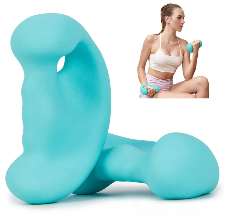 Ergonomic Neoprene Dumbbells f - Pilates Yoga Hot ulasan dan harga
