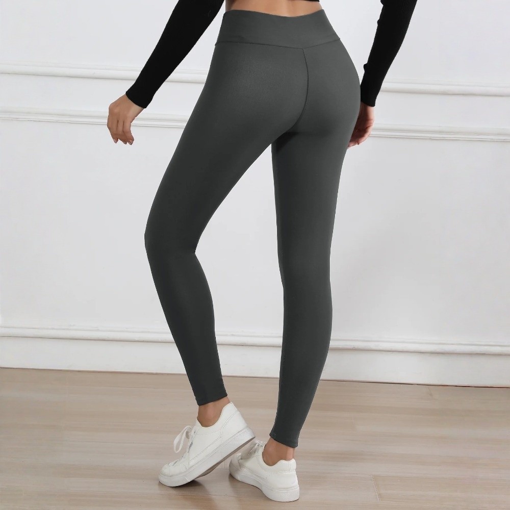 Fashion High Waist Fleece Legg - Pilates In Yoga Pants ulasan dan harga