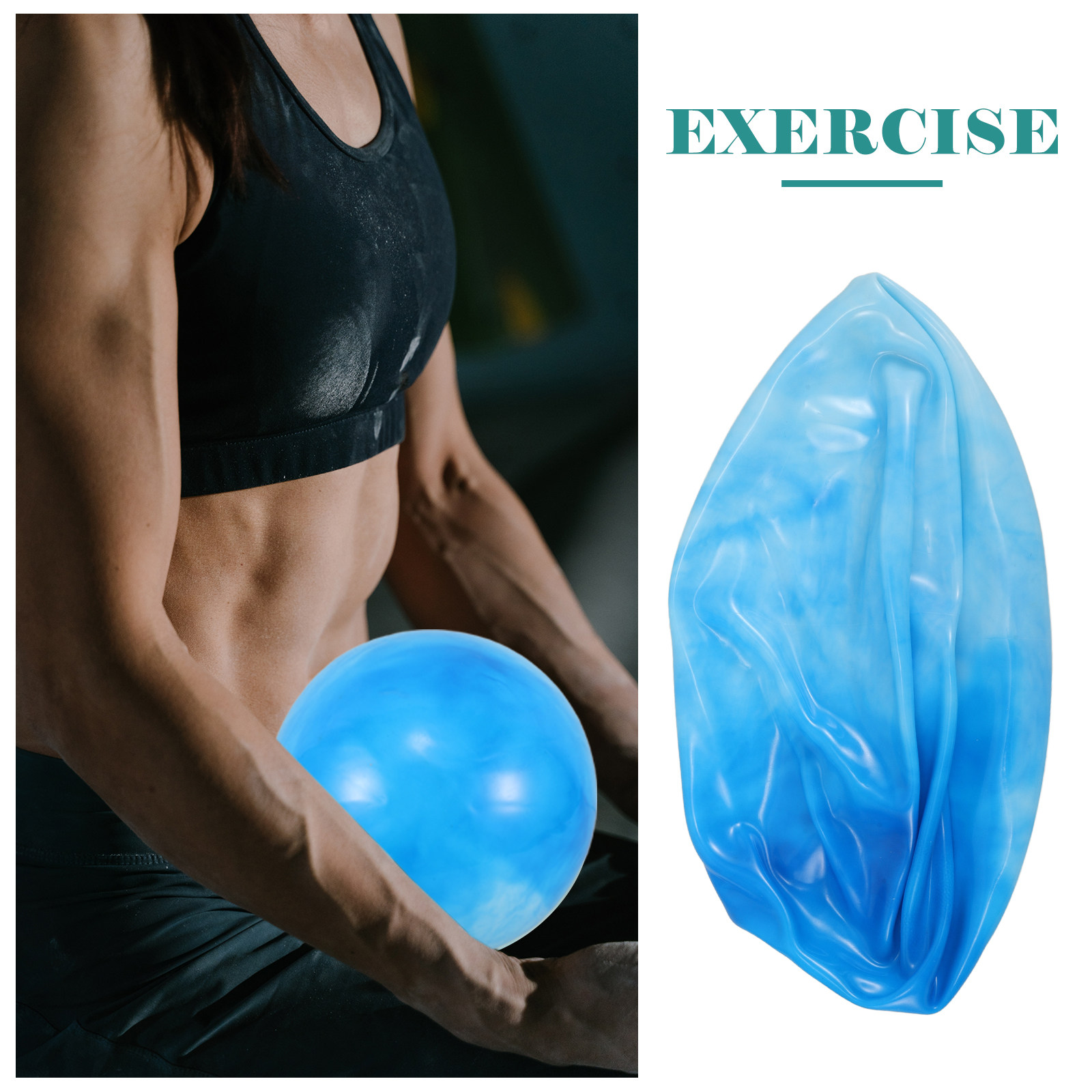 25 Cm Colorful Watercolor Desi - Pilates Yoga Ball Workout ulasan dan harga