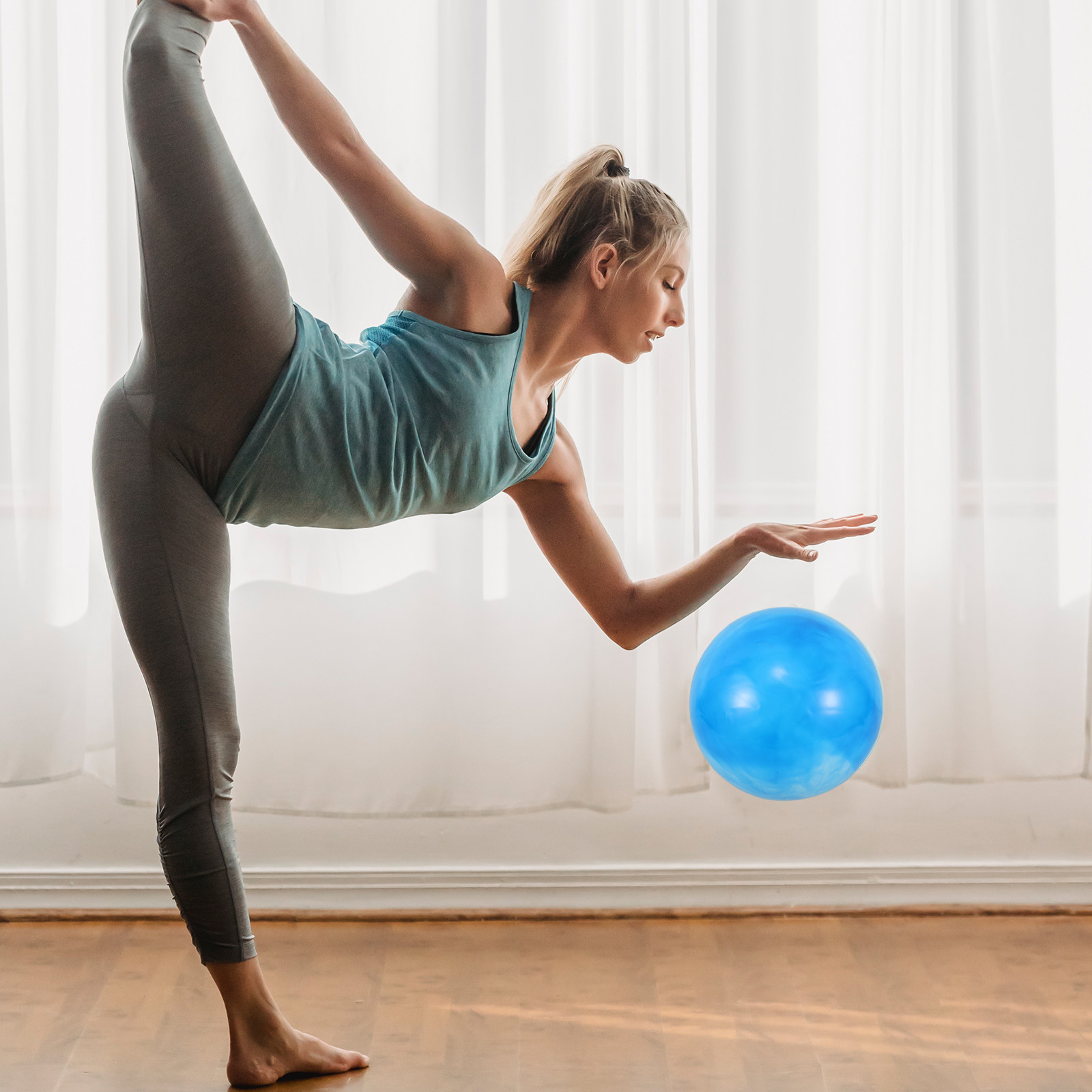25 Cm Colorful Watercolor Desi - Pilates Yoga Ball Workout ulasan dan harga