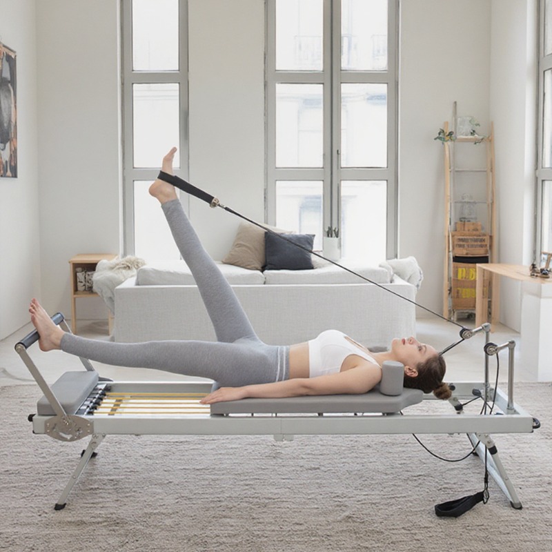 Large Folding Pilates Reformer - Pilates Yoga Weight Loss ulasan dan harga